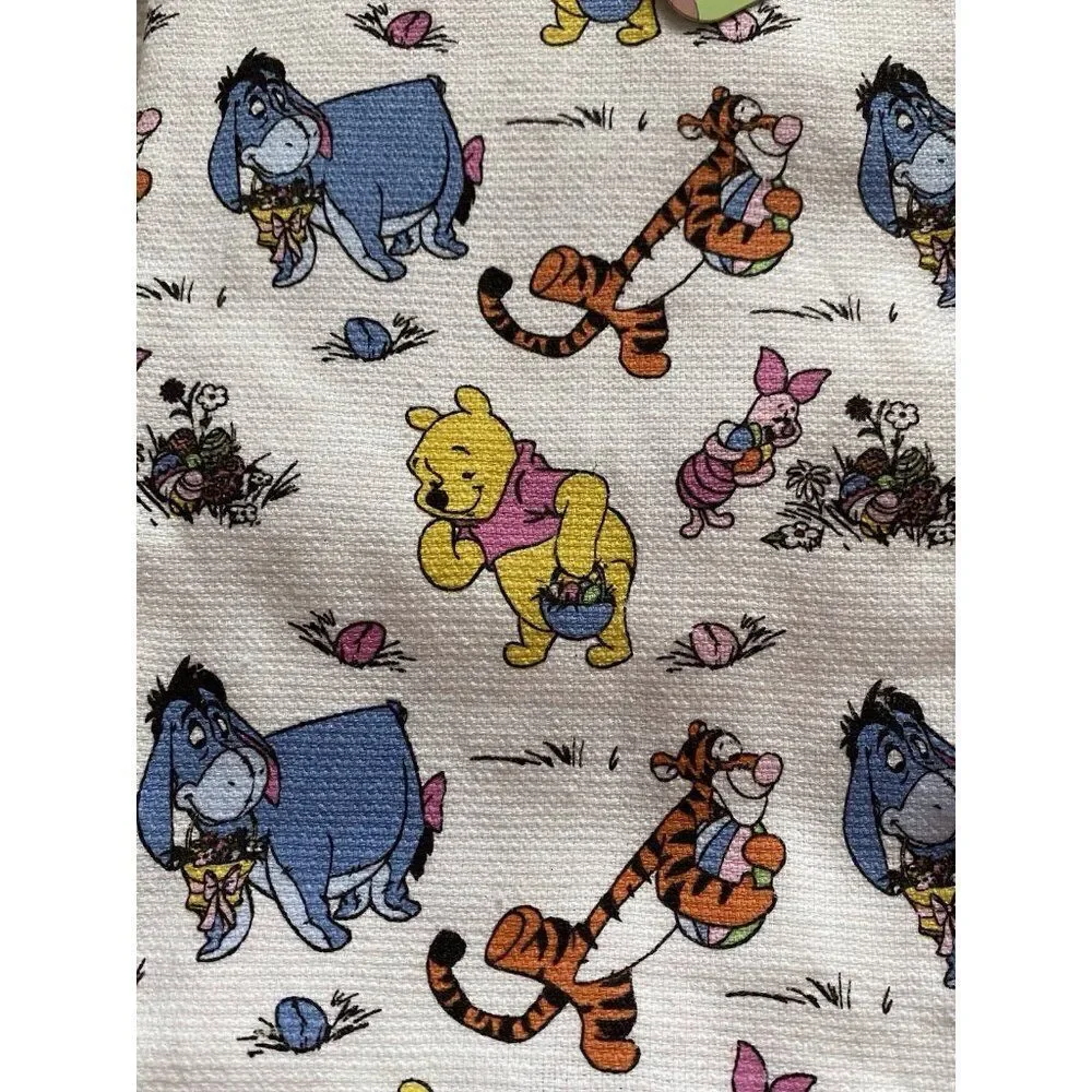 2 Pack Disney Winnie the Pooh & Friends Easter‎ Kitchen Towels 16 X 26” NEW